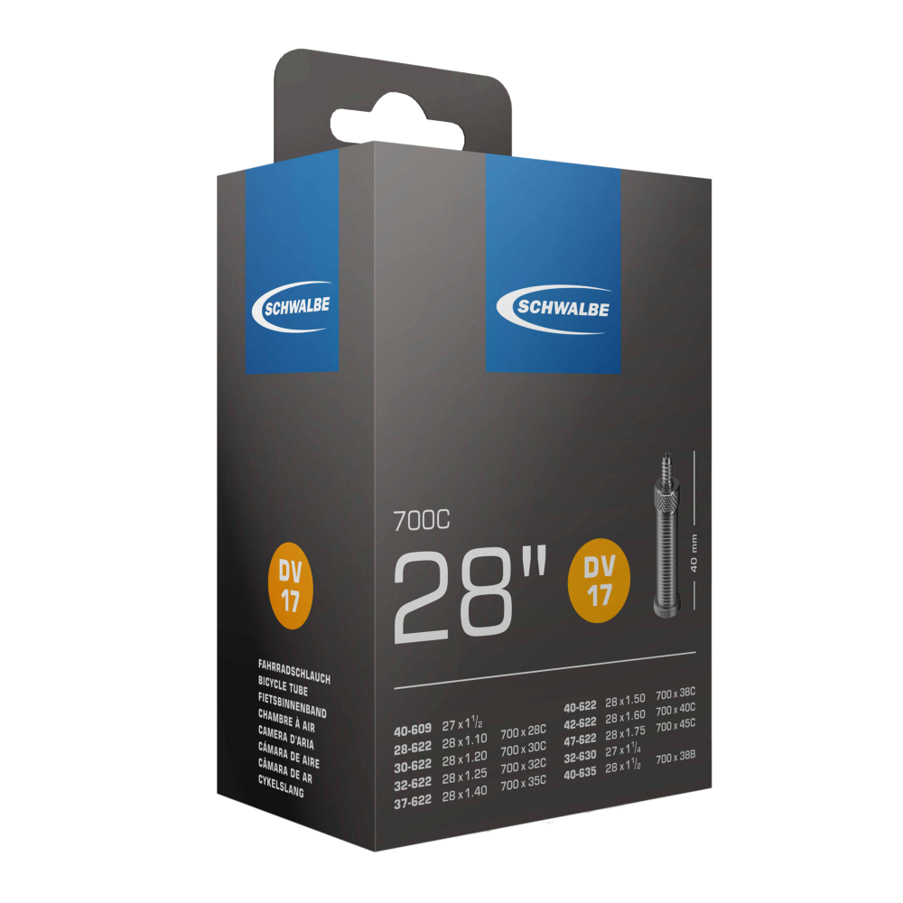 SCHWALBE Schlauch DV17 28/47-622/635 40mm Schläuche & Reifen SCHWALBE - 28