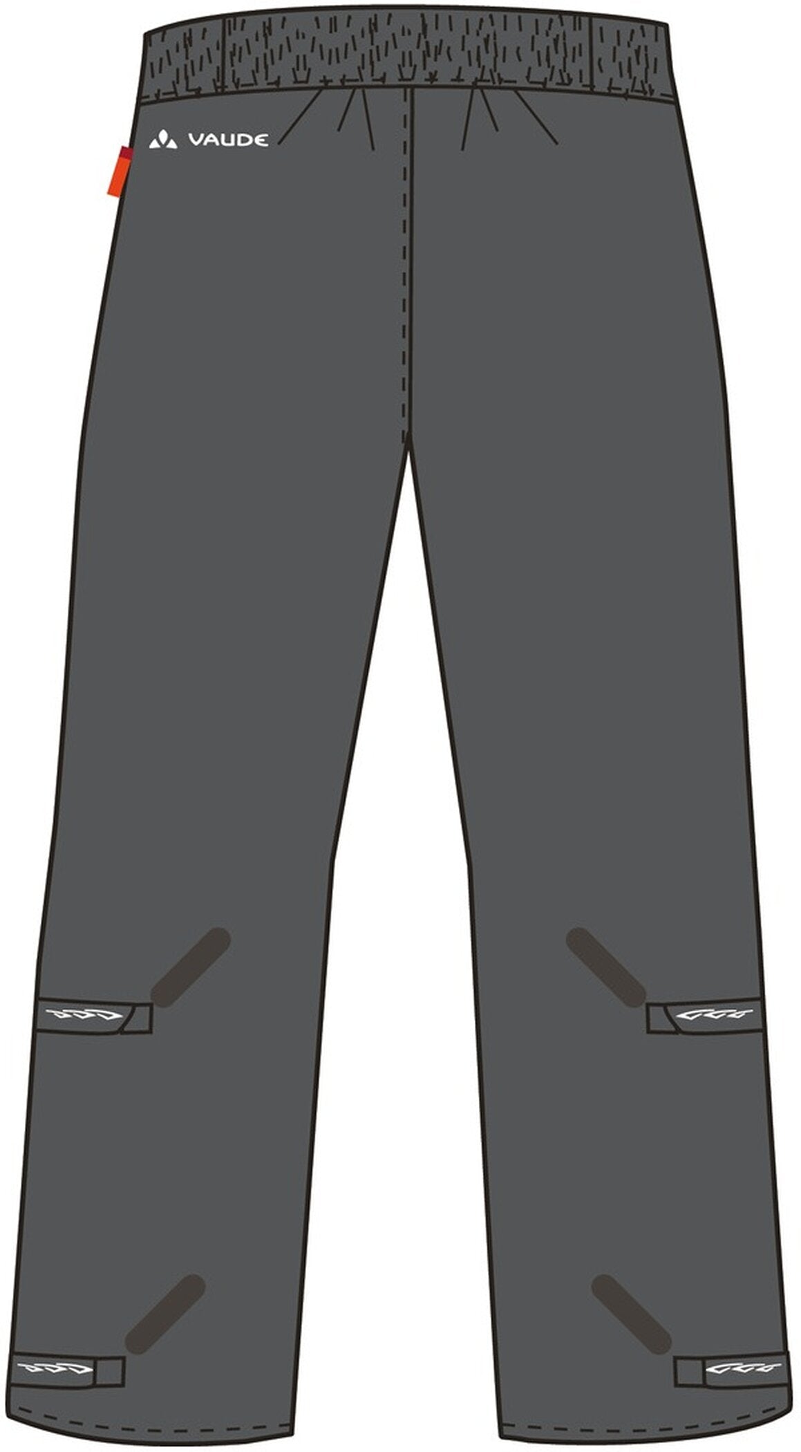 VAUDE Me Fluid Full-zip Pants II S/S Fahrradhosen VAUDE