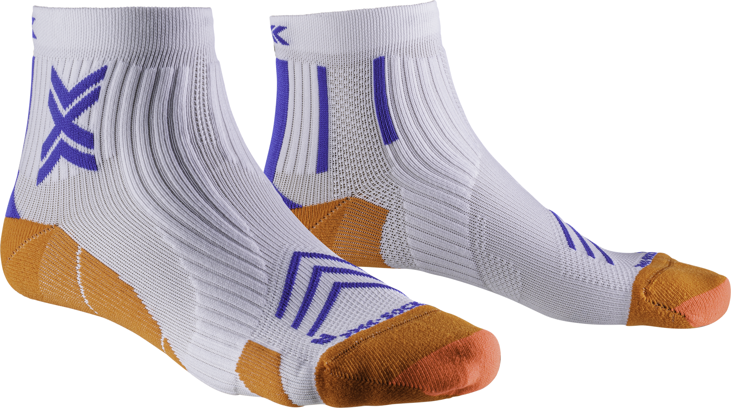X-SOCKS RUN EXPERT ANKLE Laufsocken X-SOCKS 2 WHITE/ORANGE/TWYCE BLUE 36-38