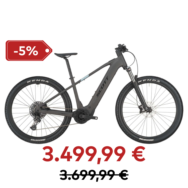 SCOTT SCO Bike Aspect eRIDE 910 MIDNIGHT GREY E-Mountainbike SCOTT MIDNIGHT GREY S