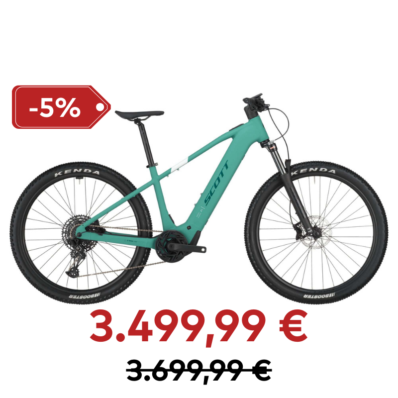 SCOTT SCO Bike Aspect eRIDE 910 MIDNIGHT GREY E-Mountainbike SCOTT AVENTURINE GREEN XS