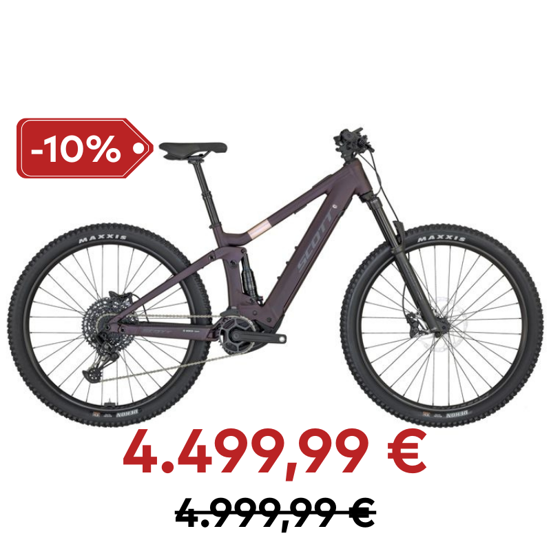 SCOTT SCO Bike Cont. Strike eRIDE920 purp E-Mountainbike SCOTT DARK PURPLE / METAL PINK M