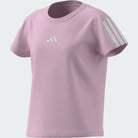 ADIDAS JG 3S TEE 160 000 CLPINK/WHITE Freizeitshirts /-hemden ADIDAS 000 CLPINK/WHITE 128