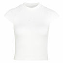 ADIDAS W AK SL RIB TEE Freizeitshirts /-blusen ADIDAS OWHITE XS