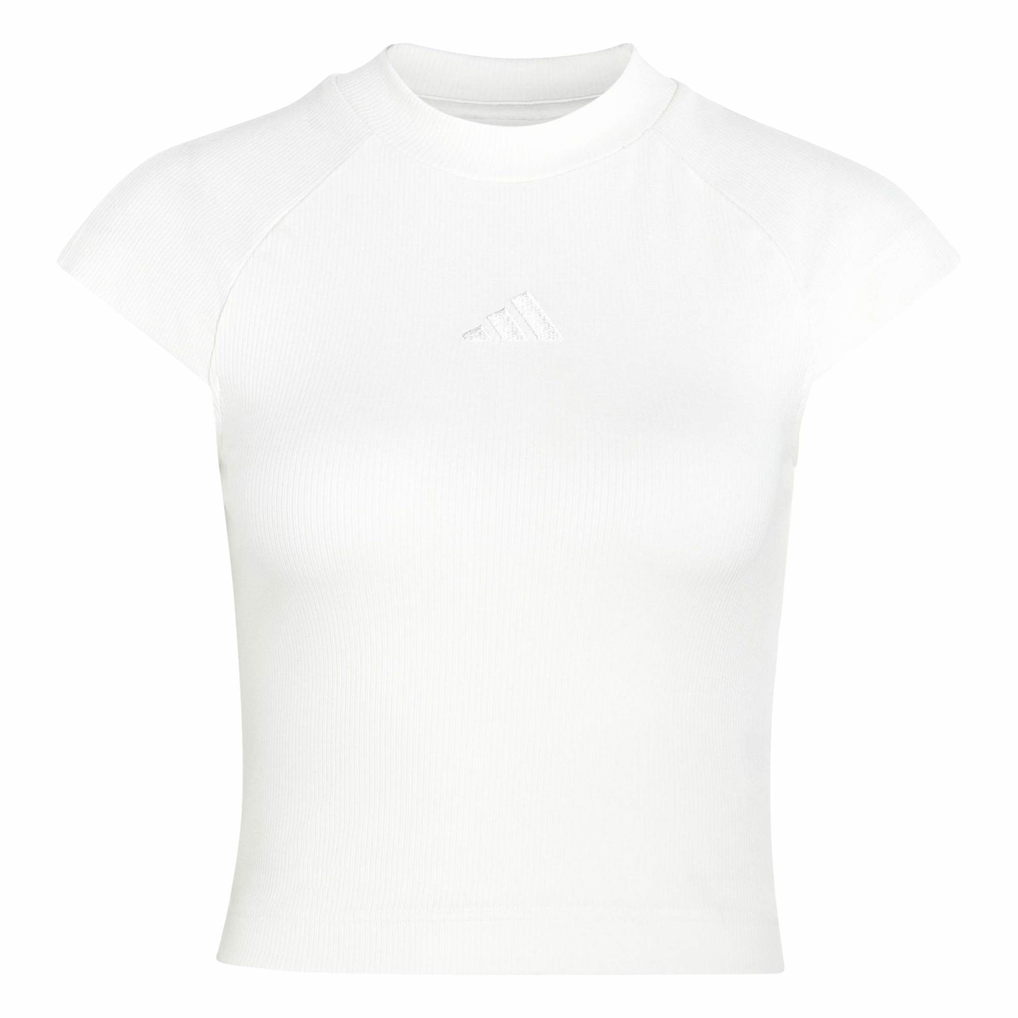 ADIDAS W AK SL RIB TEE Freizeitshirts /-blusen ADIDAS OWHITE XS