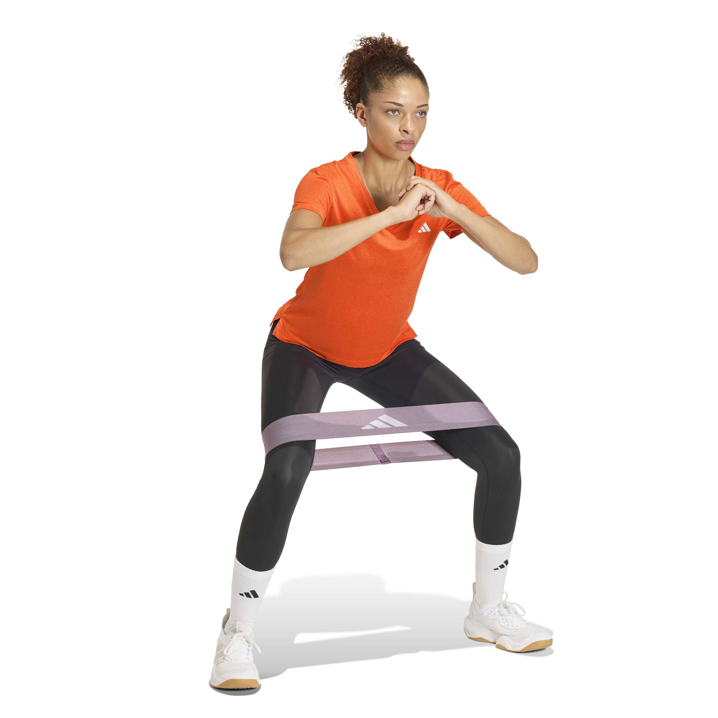 ADIDAS WE MIN V NK TEE Trainingsshirts ADIDAS