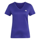 ADIDAS WE MIN V NK TEE Trainingsshirts ADIDAS PURPUR XS