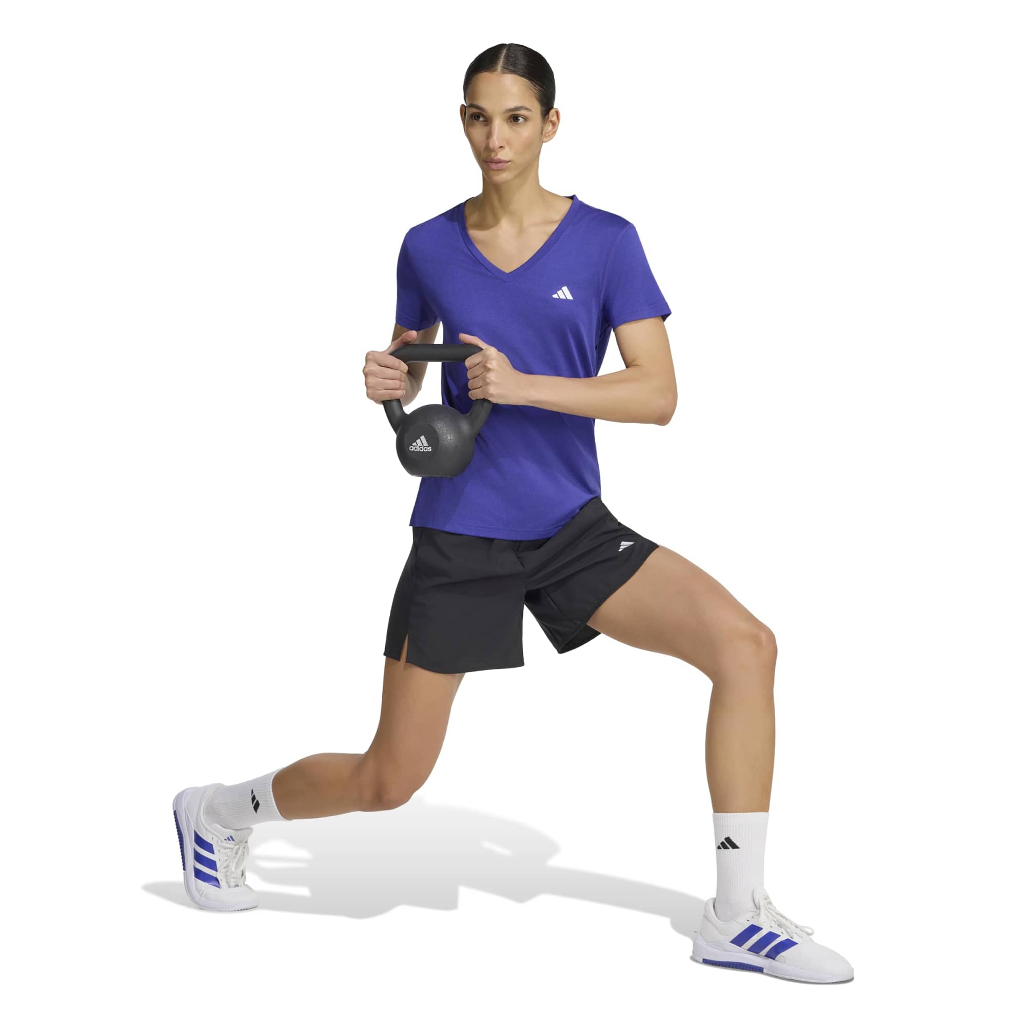 ADIDAS WE MIN V NK TEE Trainingsshirts ADIDAS