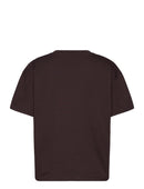 AIM´N Cacao Serif Boxy T-Shirt Freizeitshirts /-blusen AIM´N
