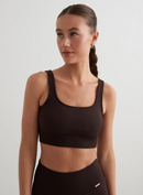 AIM´N Ribbed Seamless Bra BHs AIM´N Cacao XS