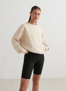 AIM´N Serif Sweatshirt 091 Café au lait Freizeitpullover AIM´N 091 Café au lait XS