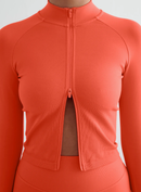 AIM´N Tangerine Shape Seamless Zip Jacket Trainingsjacken AIM´N