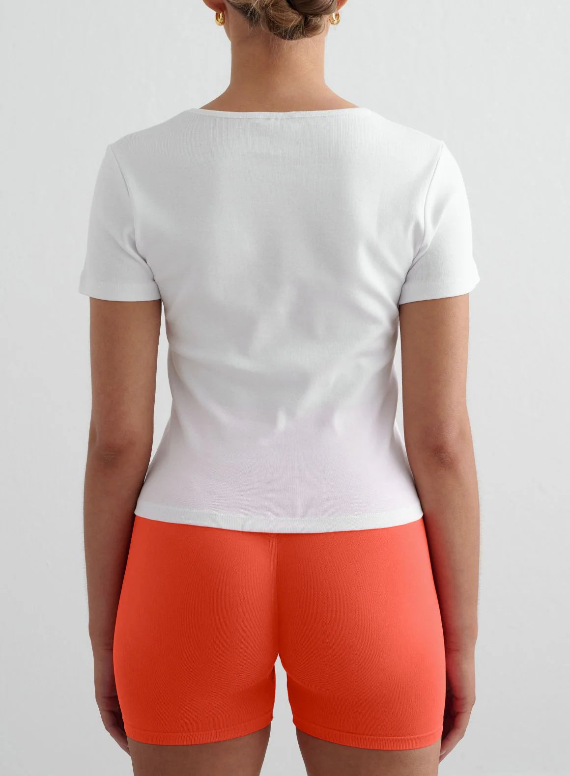 AIM´N White Stretch T-shirt Freizeitshirts /-blusen AIM´N