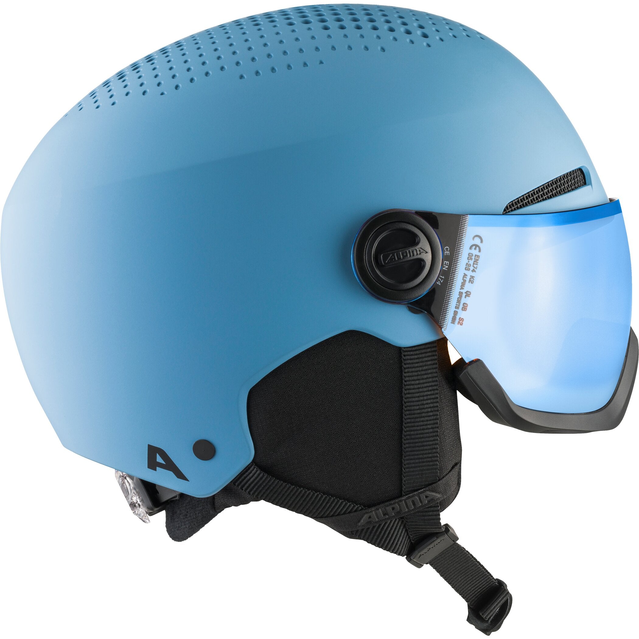 ALPINA Kinder Helm ZUPO VISOR Skihelme ALPINA