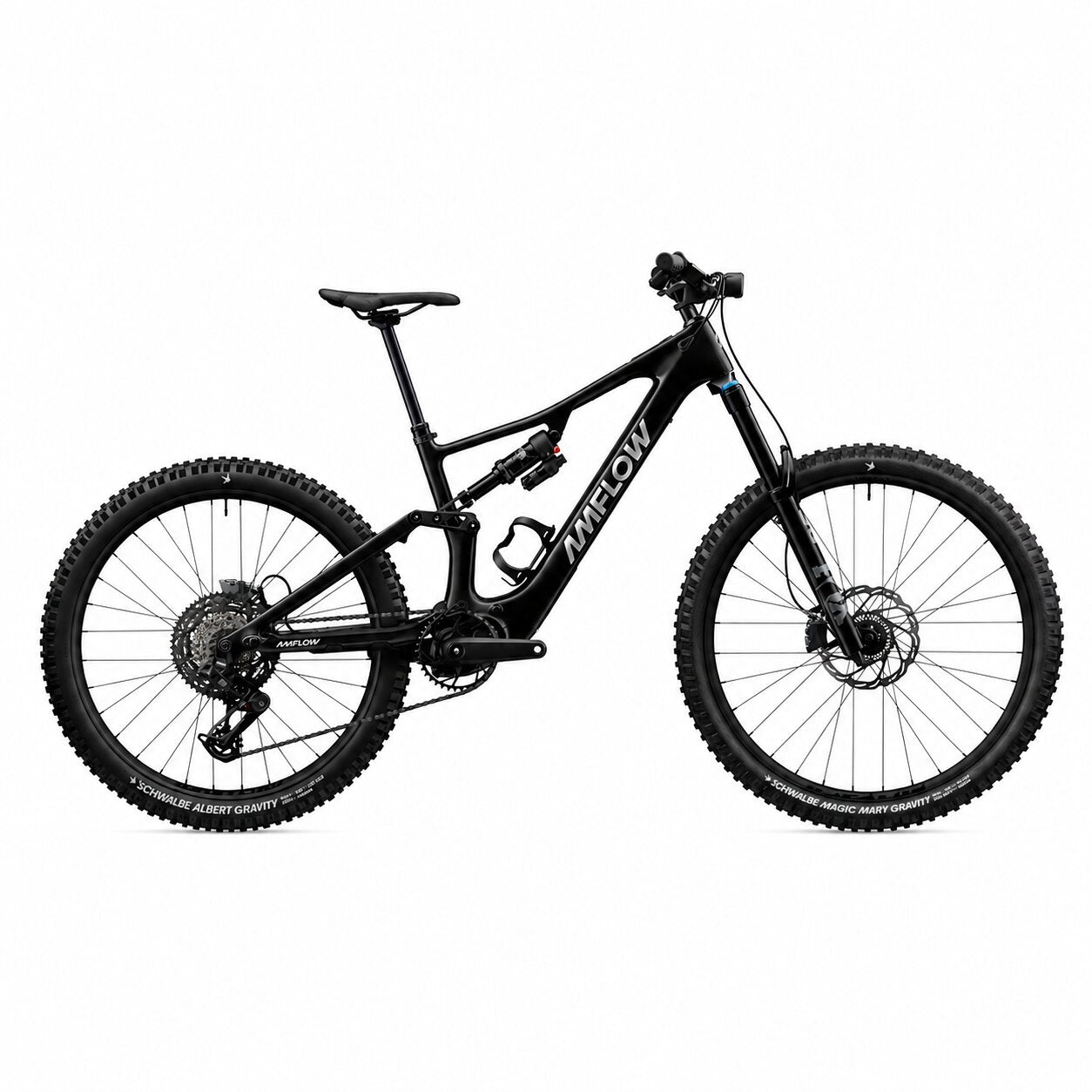 AMFLOW Amflow PX Carbon E-Mountainbike AMFLOW Black XL