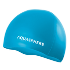 AQUASPHERE PLAIN SILICONE CAP Badekappe AQUASPHERE 4009 BLUE WHITE EU -