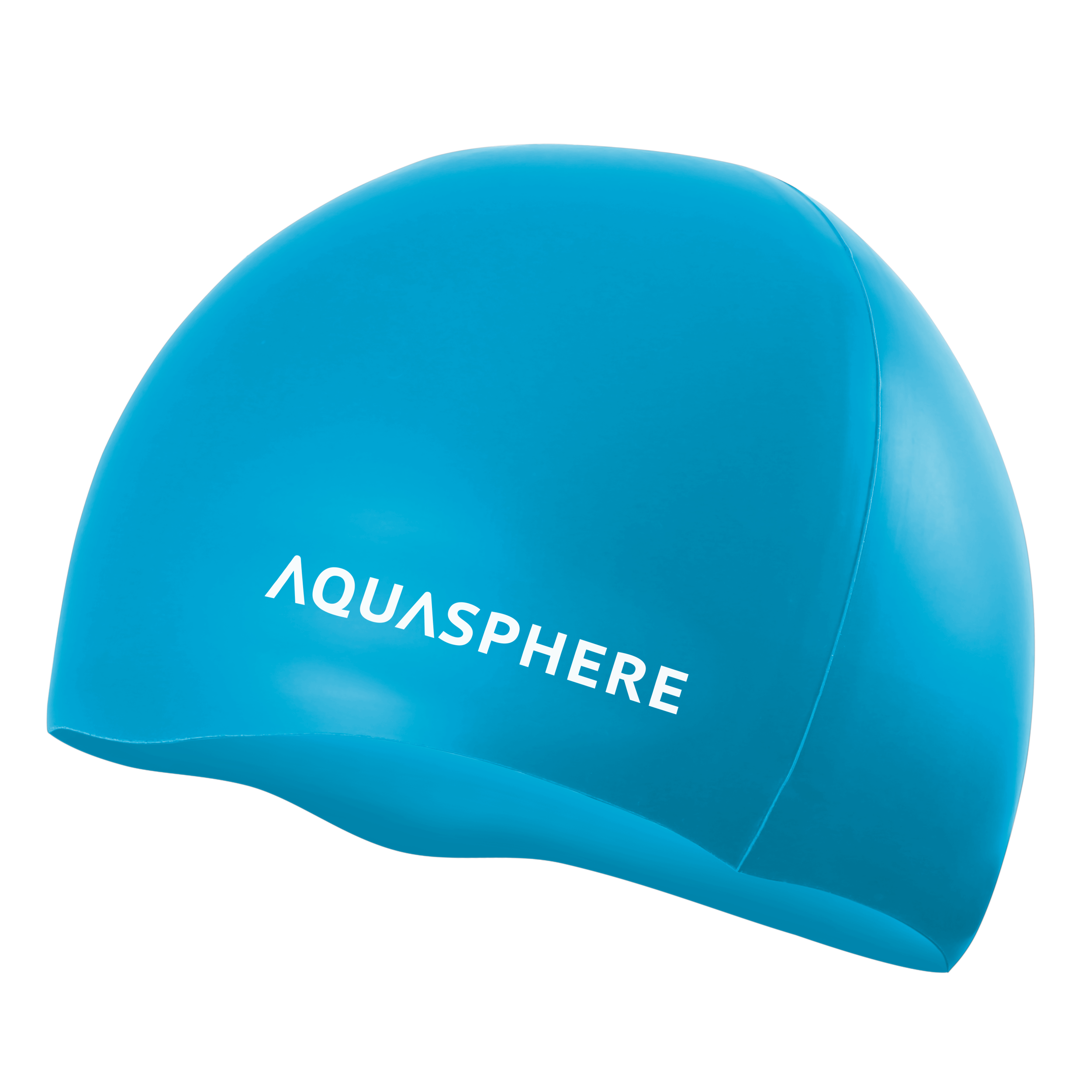 AQUASPHERE PLAIN SILICONE CAP Badekappe AQUASPHERE 4009 BLUE WHITE EU -