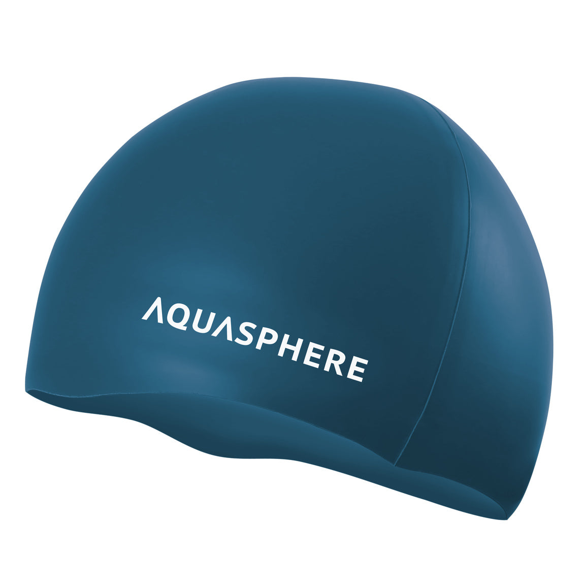 AQUASPHERE PLAIN SILICONE CAP Badekappe AQUASPHERE 3209 DARK GREEN WHITE -