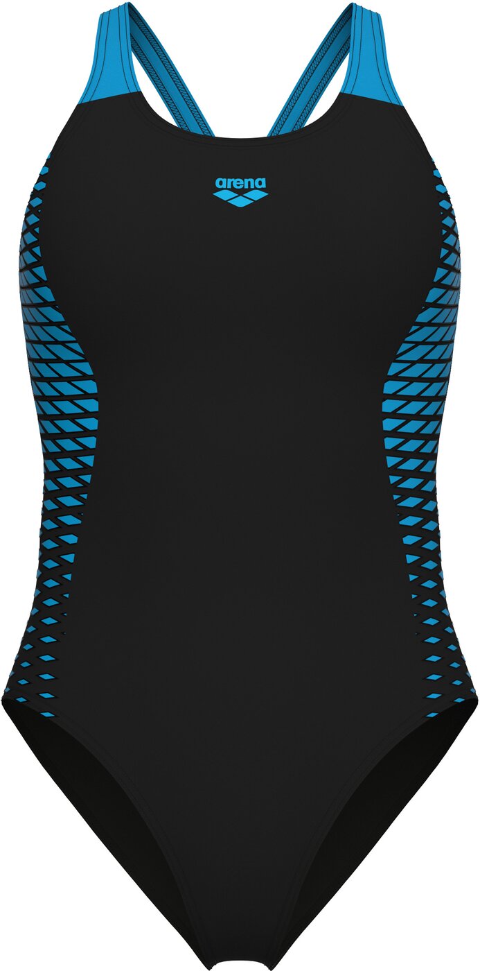 ARENA WOMEN'S ARENA OPENINGS SWIMSUI Badeanzug ARENA 580 BLACK-TURQU 36