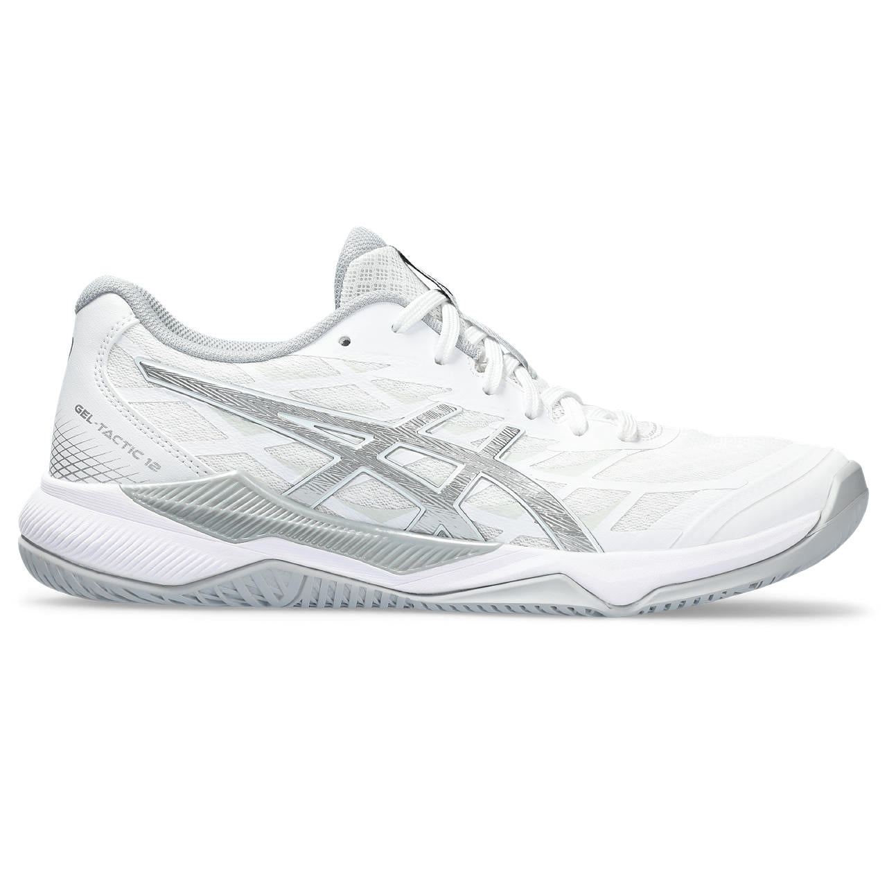 ASICS GEL-TACTIC 12 Hallensportschuhe ASICS WHITE/PURE SILVER 42.5