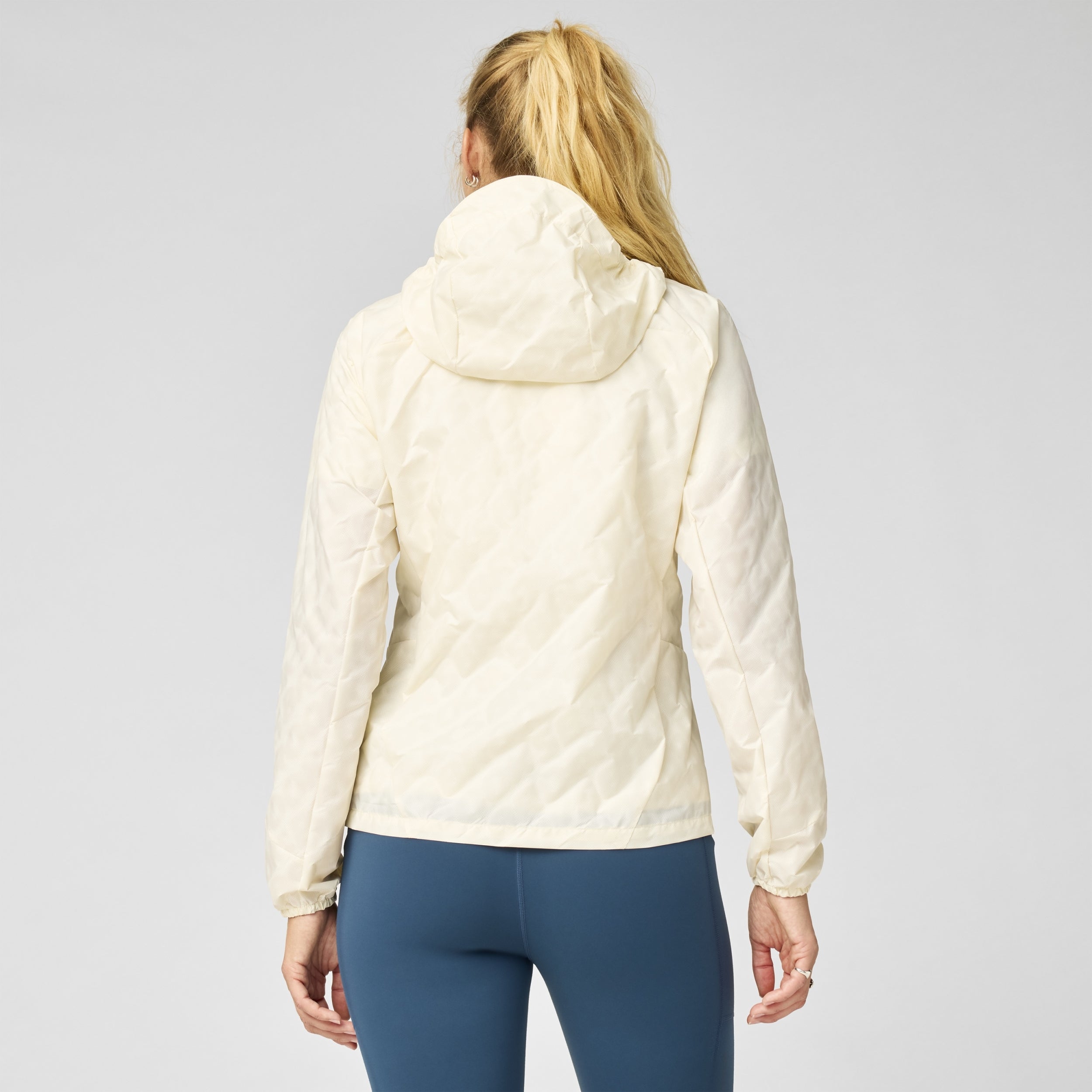 BROOKS Canopy Reflective Jacket Laufjacken BROOKS Reflective Wordmark Bone S