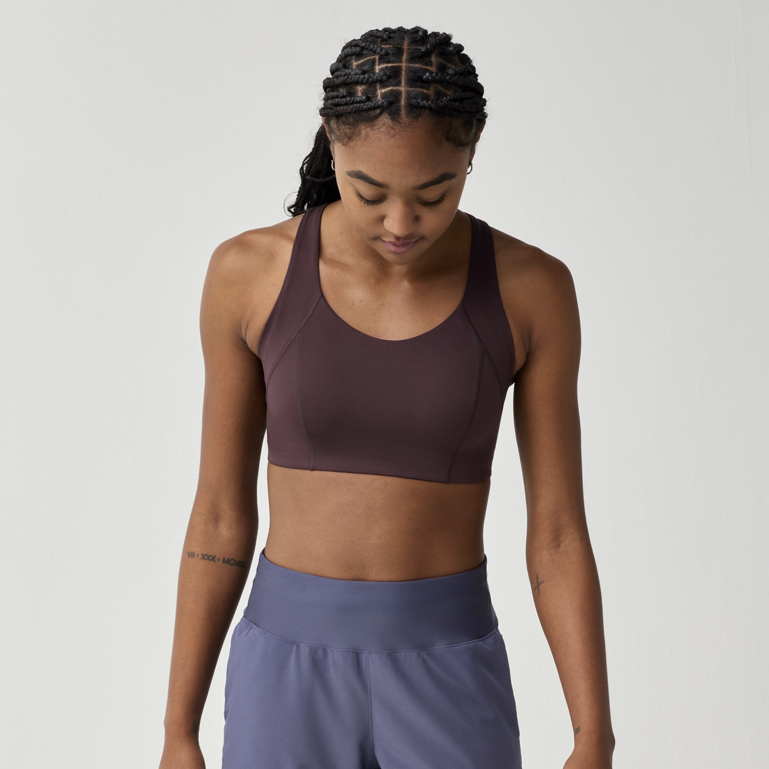 BROOKS Chaser Padded Bra BHs BROOKS Cocoa XS