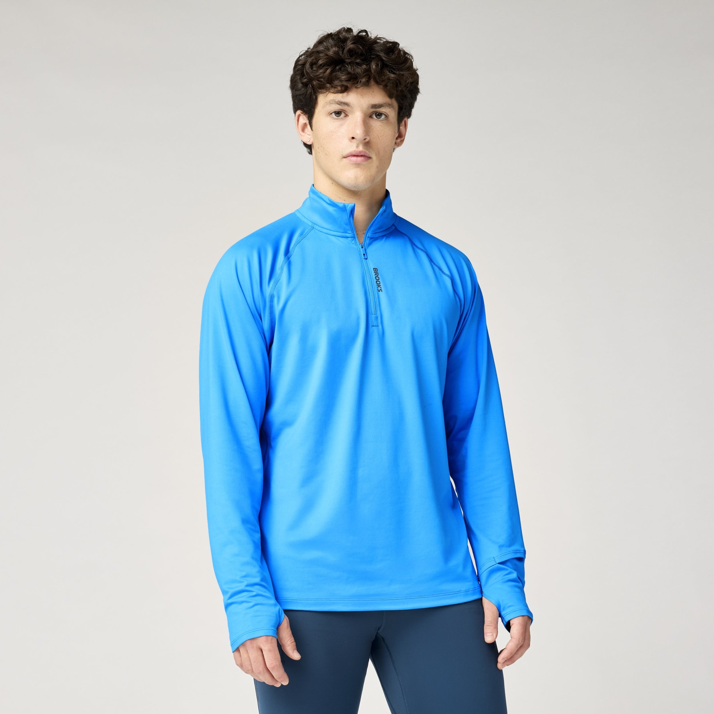 BROOKS Dash 1/4 Zip 3.0 BROOKS Cyber Blue S