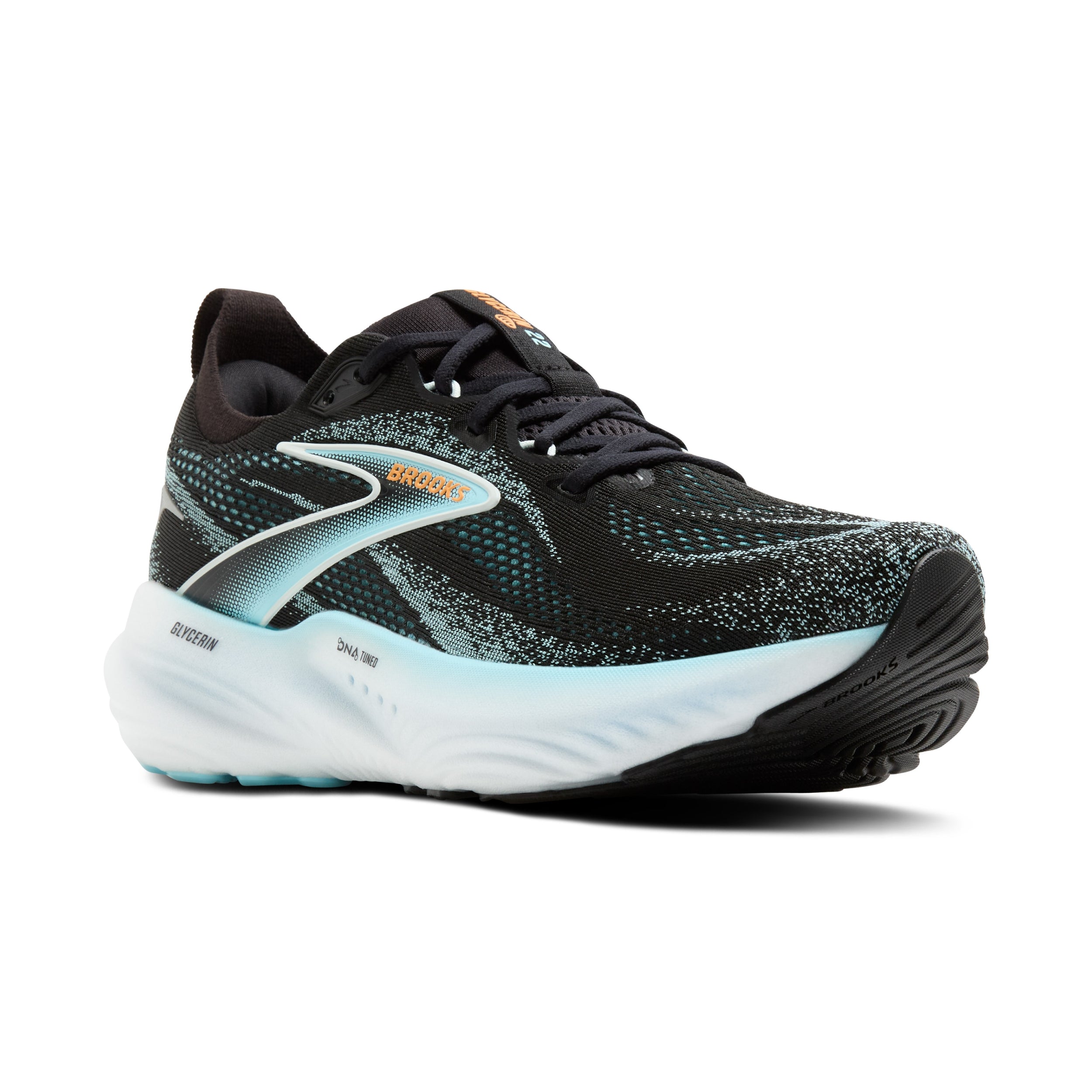BROOKS Glycerin 22 Black/Deep Blue/Red Neutral BROOKS Black/Red/White 43