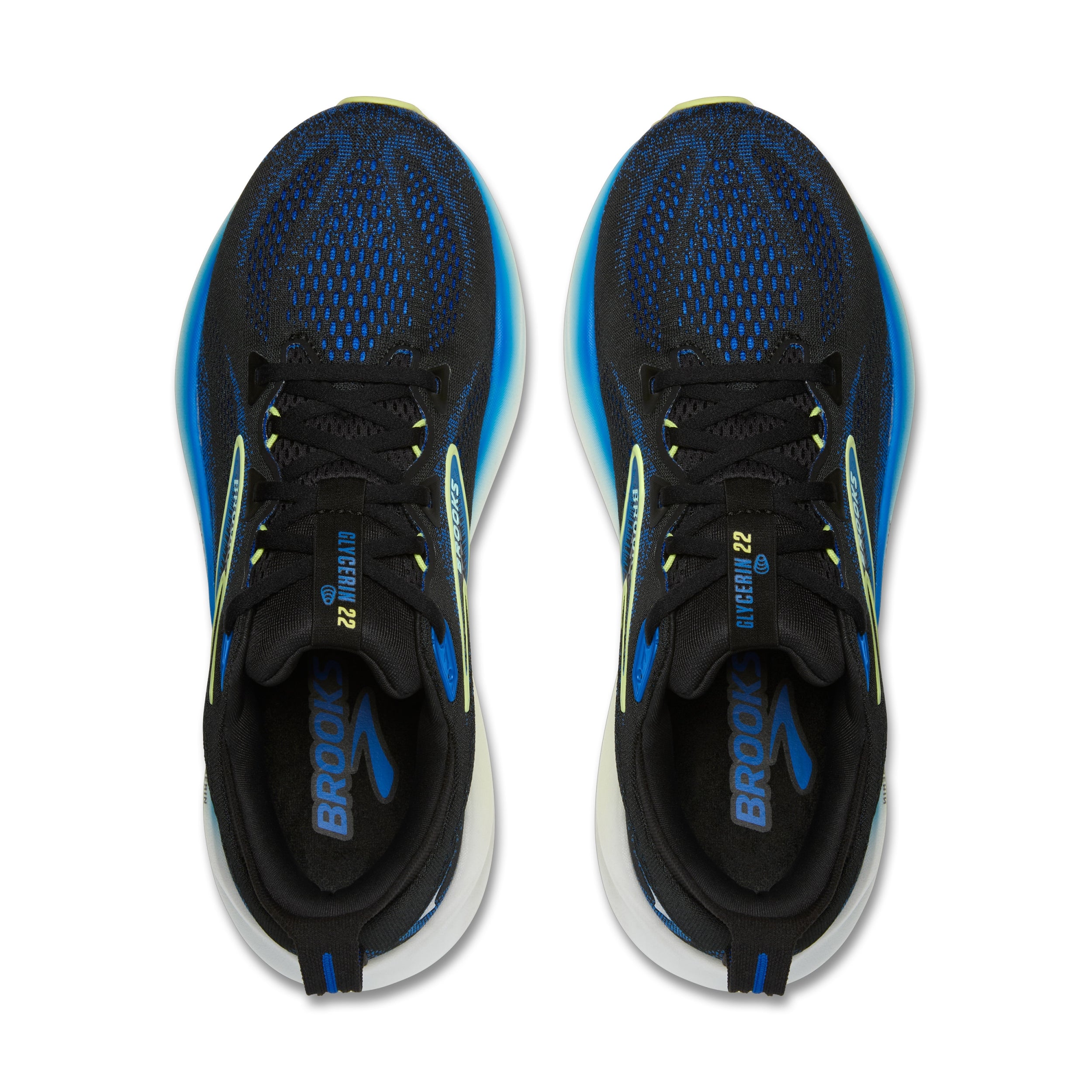 BROOKS Glycerin 22 Black/Deep Blue/Red Neutral BROOKS