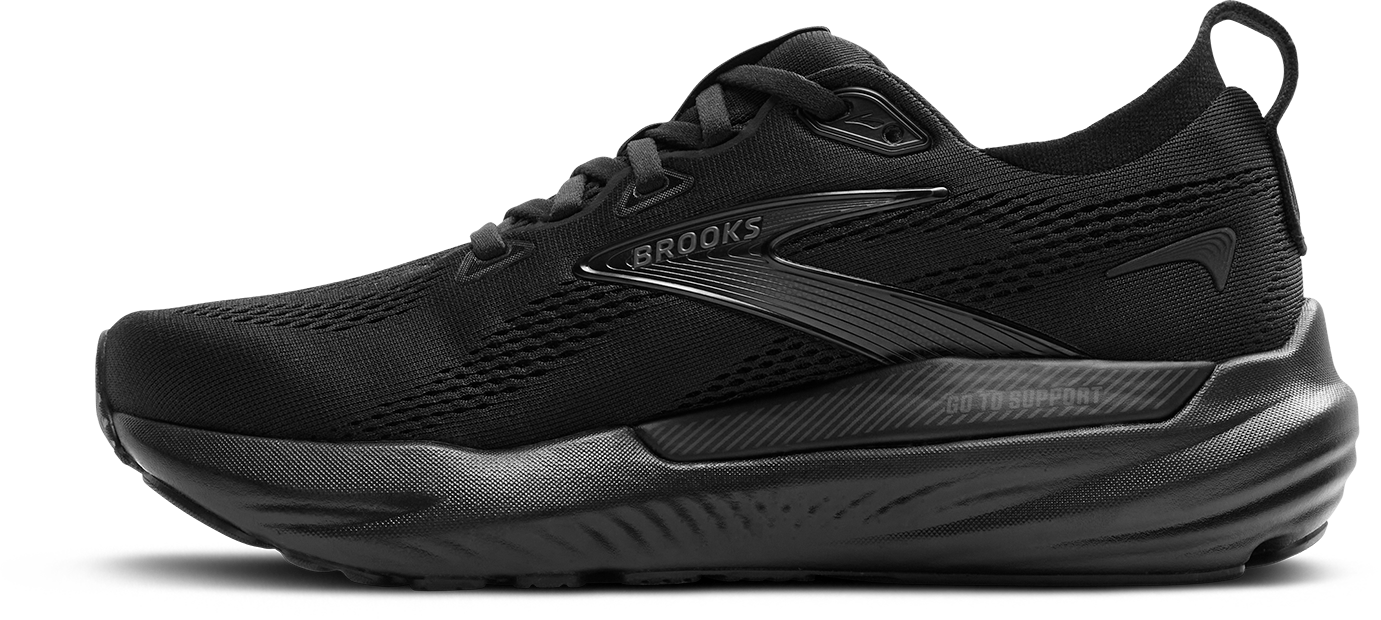 BROOKS Glycerin GTS 22 Black/Deep Blue/Red Stabilität BROOKS