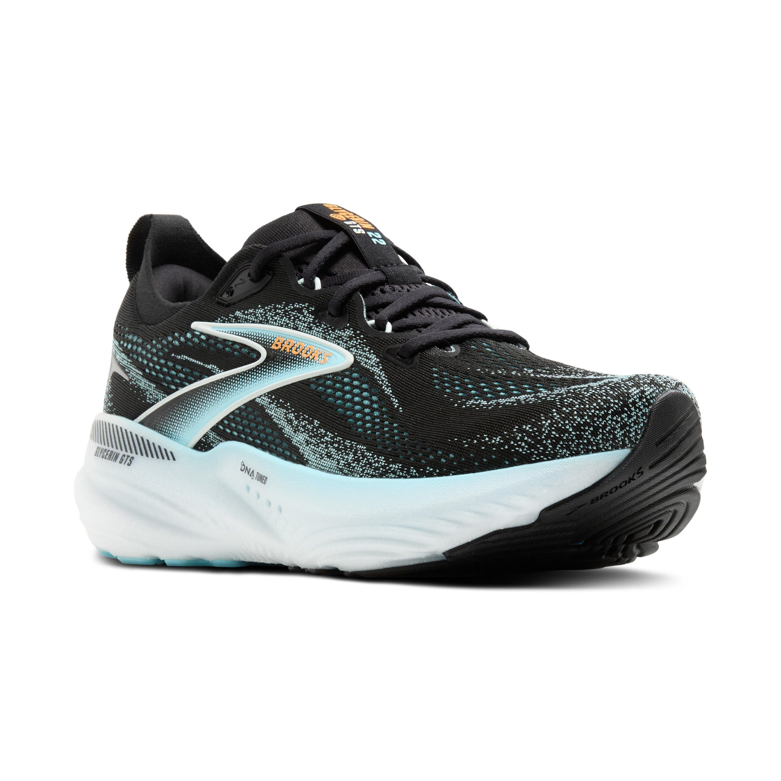 BROOKS Glycerin GTS 22 Black/Deep Blue/Red Stabilität BROOKS 63 41