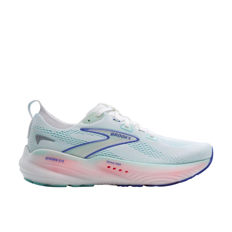 BROOKS Glycerin GTS 22 Ice Flow/Navy/Pink Stabilität BROOKS Ice Flow/Navy/Pink 38.5