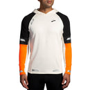 BROOKS Run Visible Thermal Hoodie 2.0 Laufjacken BROOKS 167 Ecru/Fluoro Flash/Blac M