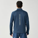 BROOKS Thermal Reflective 1/2 Zip Laufshirts BROOKS Heather Alpine S