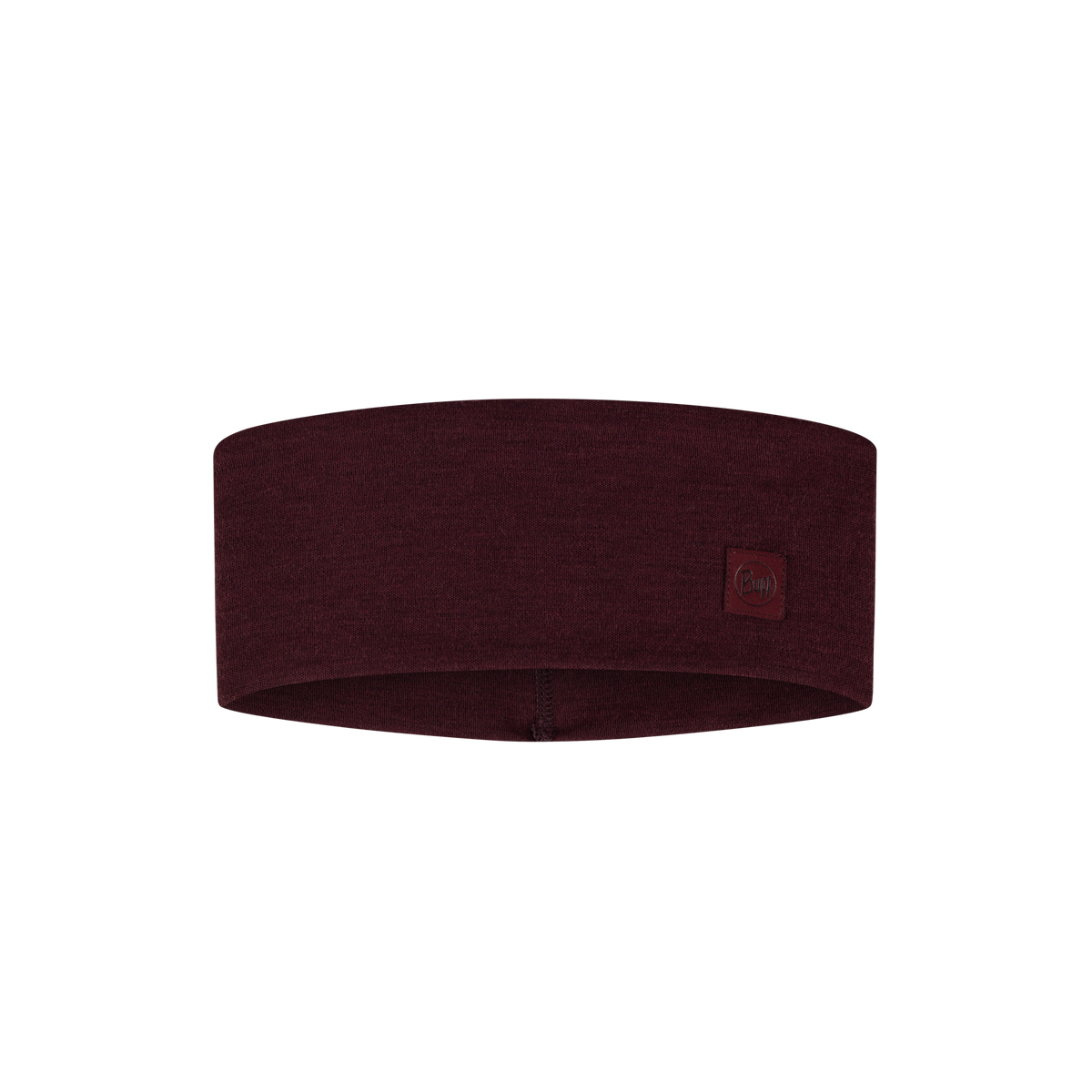 BUFF Merino Wide Headband Stirnbänder BUFF SOLID GARNET -