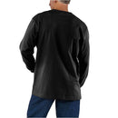 Carhartt B.V. WORKWEAR POCKET T-SHIRT L/S BLK Black Wandershirts /-hemden Carhartt B.V.