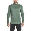 CEP CEP cold weather zip shirt, long sl 372 green CEP 372 green XXL