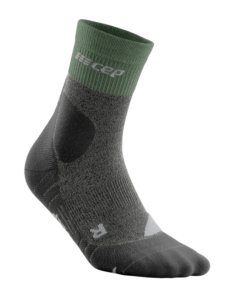 CEP Herren Hiking Merino Mid Cut Socks Wandersocken CEP green/grey III