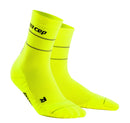 CEP reflective mid cut socks, men Laufsocken CEP