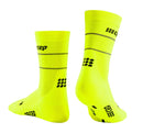 CEP reflective mid cut socks, men Laufsocken CEP