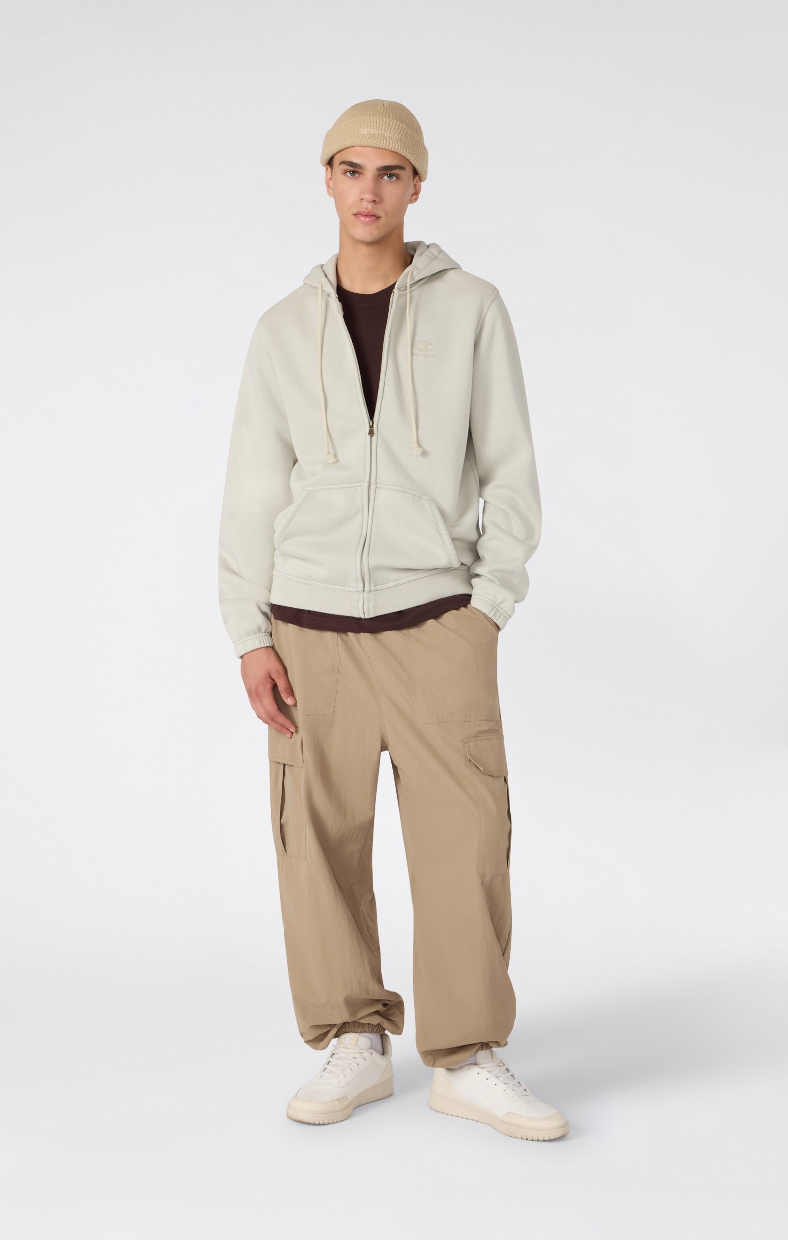 CHAMPION Full Zip Hoodie Sweatshirt Freizeitpullover CHAMPION