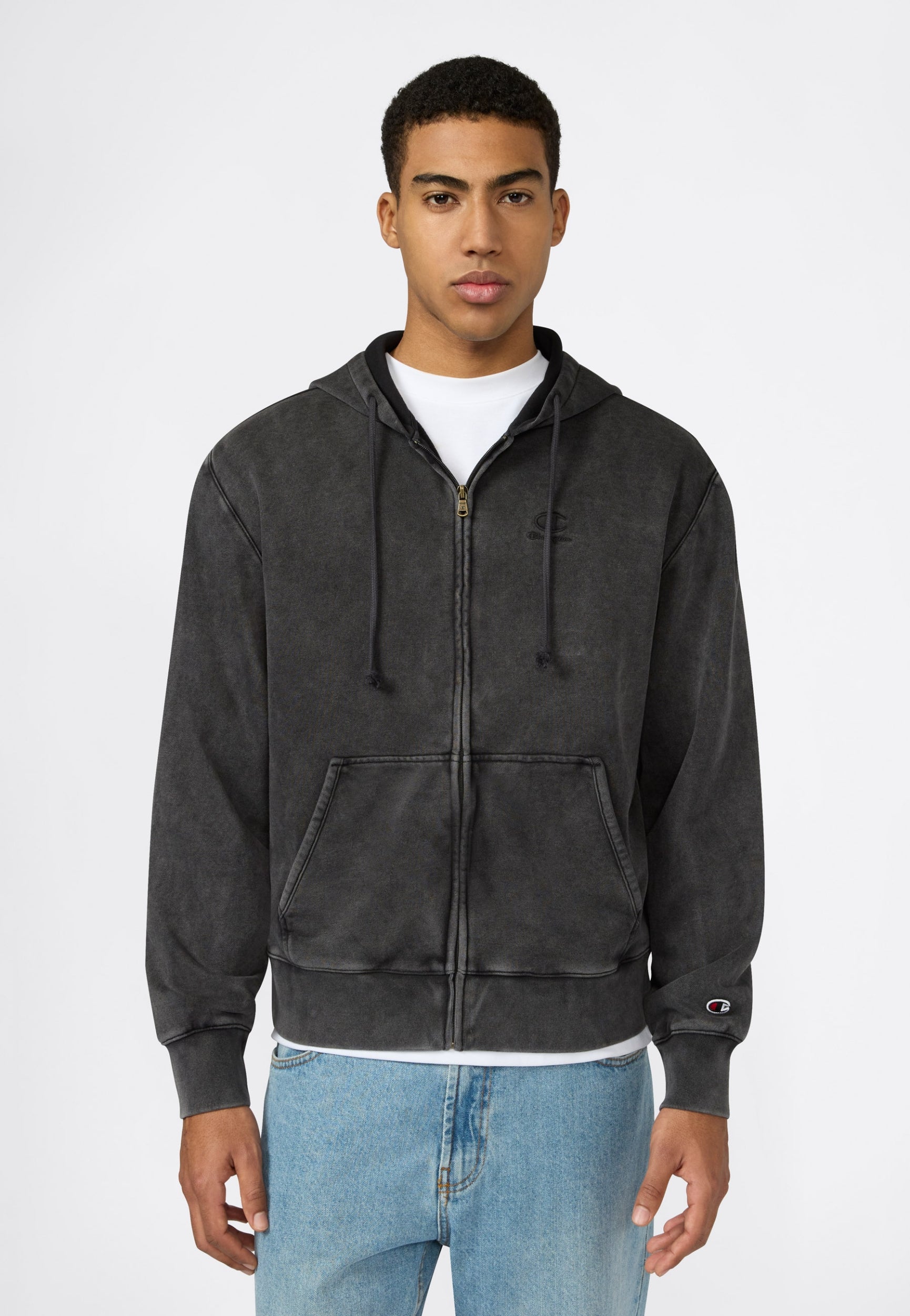 CHAMPION Full Zip Hoodie Sweatshirt Freizeitpullover CHAMPION