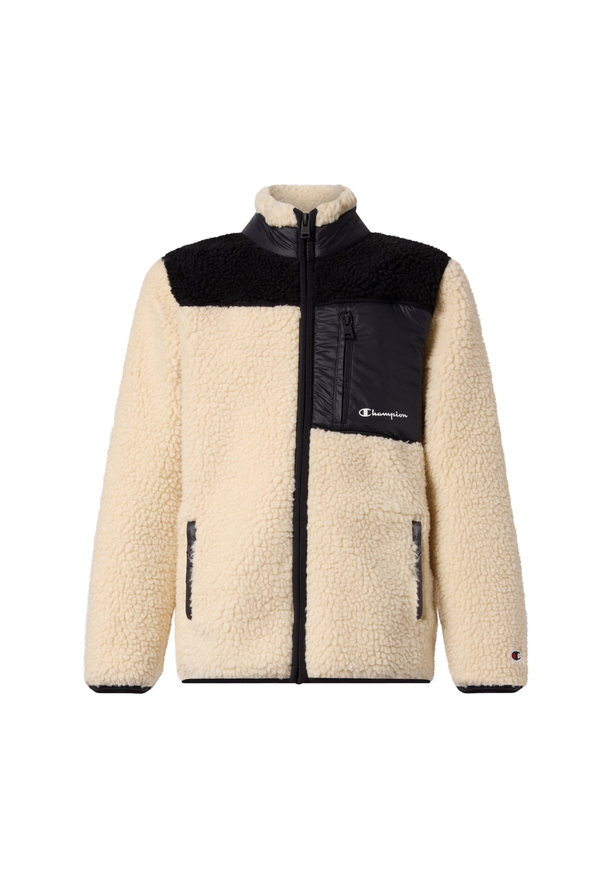 CHAMPION Full Zip Top Pullover & Fleece CHAMPION FOG/FOG/NBK S