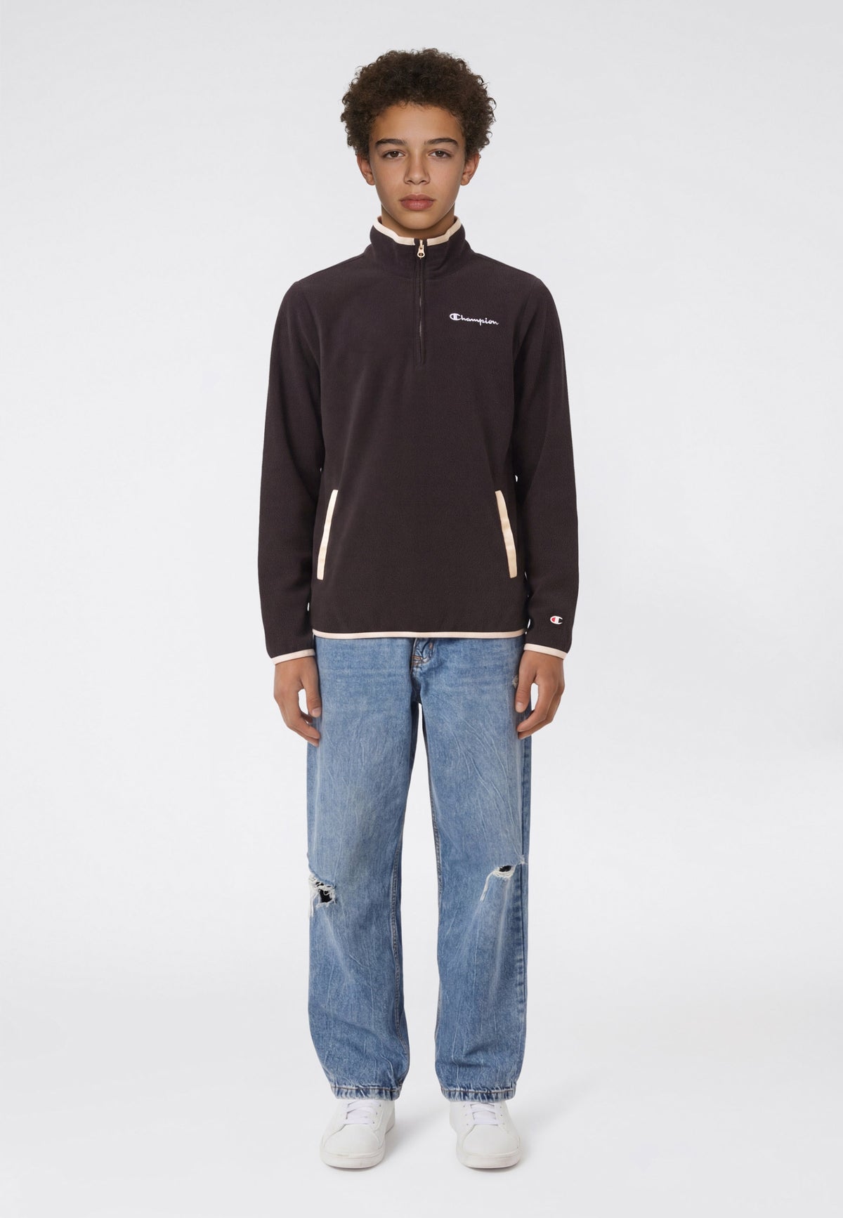 CHAMPION Half Zip Top Pullover & Fleece CHAMPION