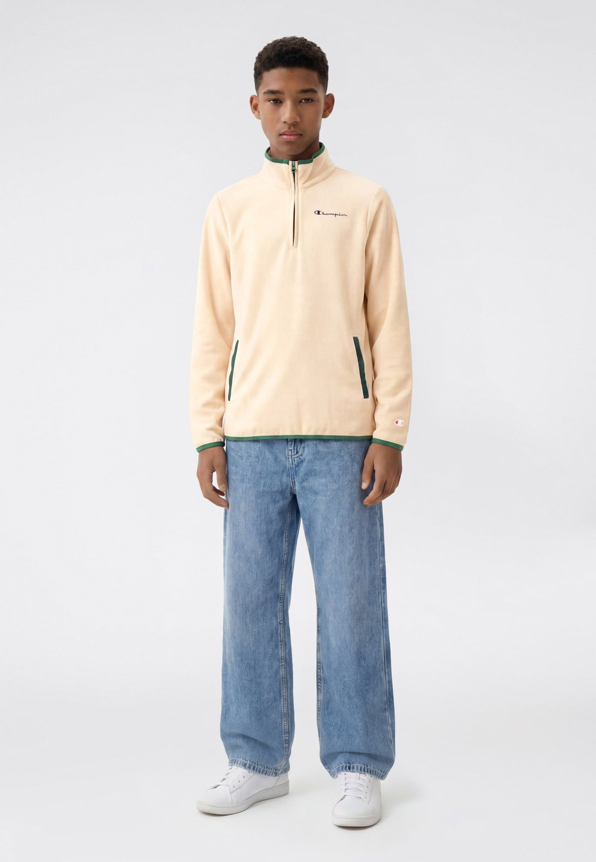 CHAMPION Half Zip Top Pullover & Fleece CHAMPION