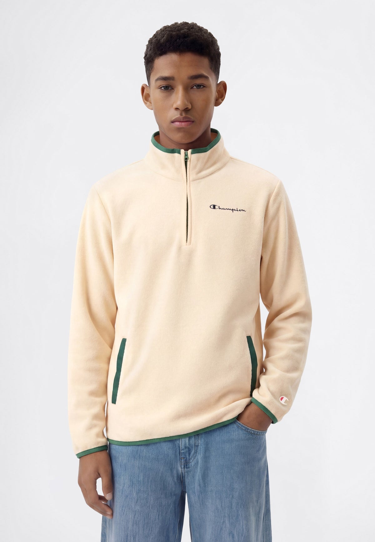 CHAMPION Half Zip Top Pullover & Fleece CHAMPION