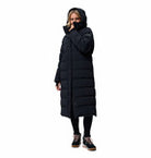 COLUMBIA Amaze Puff Long Hooded Jacket Freizeitjacken COLUMBIA Black, White Stripe XS