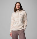 COLUMBIA Benton Springs Printed 1/2 Snap COLUMBIA Dark Stone, Haute Pink XS