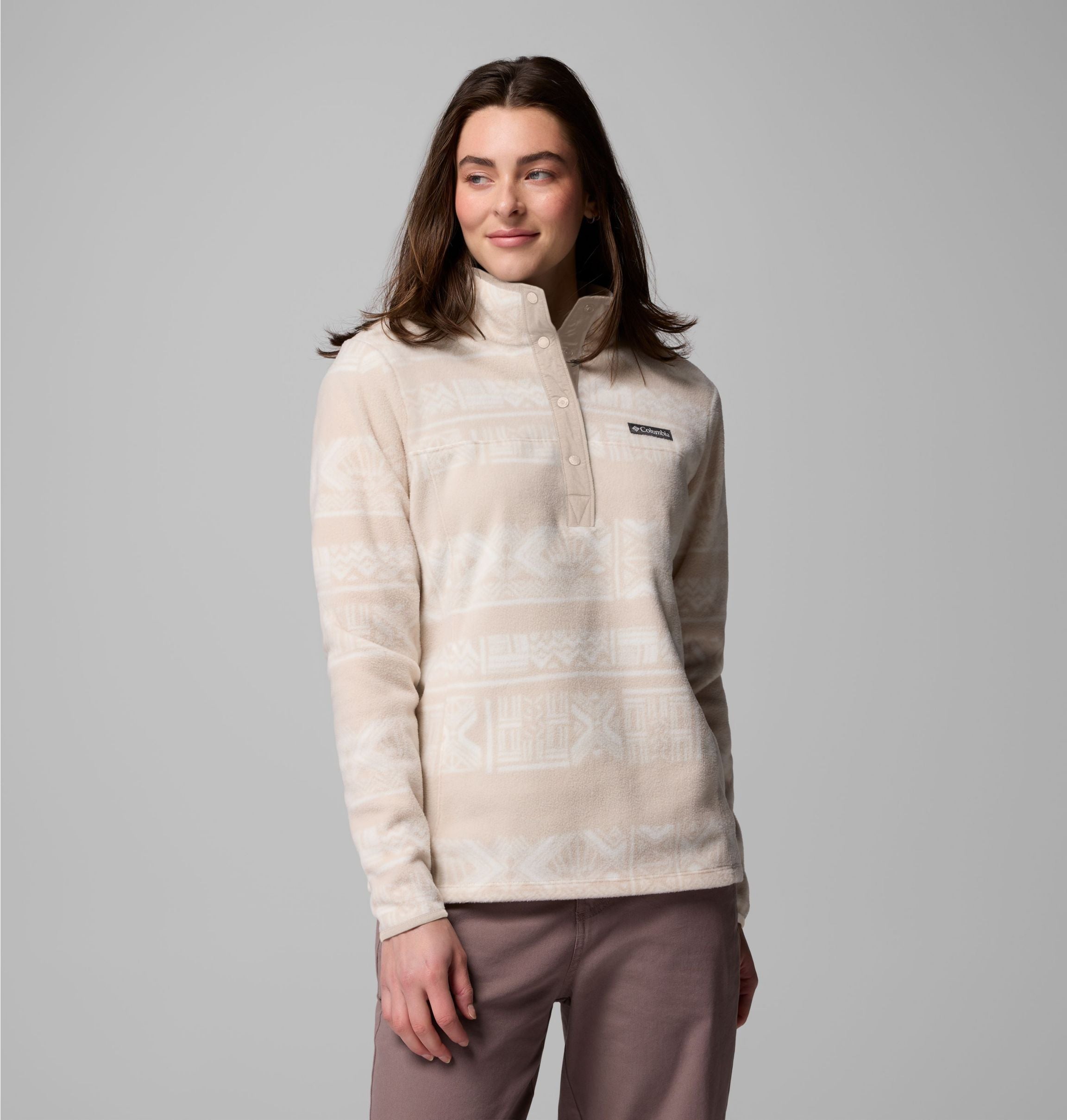 COLUMBIA Benton Springs Printed 1/2 Snap COLUMBIA