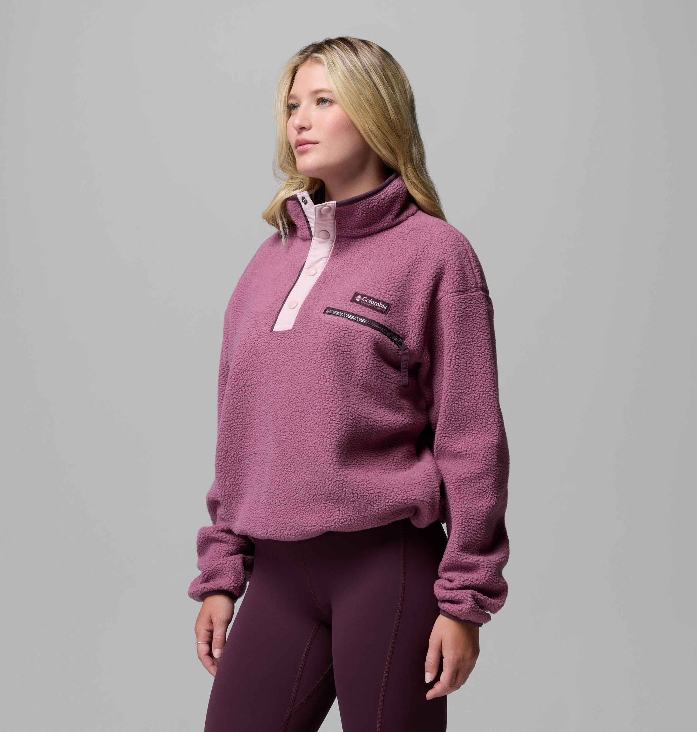 COLUMBIA Helvetia II Cropped Half Snap Fleec Fleecejacken & Pullover COLUMBIA
